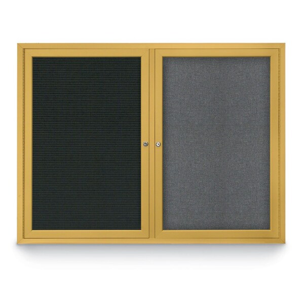 Corkboard, Burgundy/Bronze, 18" x 24"